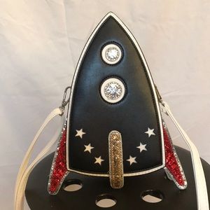Rocket Ship Crossbody Bag